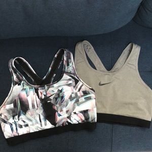 2 Nike dry fit XL sports bras